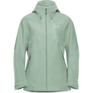 Jack Wolfskin Дамско водоустойчиво яке Jack wolfskin Women's Flextrail 2L Jacket Waterproof jacket - Green Zinnia (102-5194-0213)