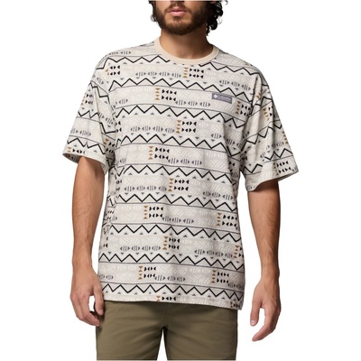Columbia Мъжка тениска Columbia CSC Heavyweight Printed Tee T-shirt - Dark Stone / Horizons - размер XXL (216-7509-0316)