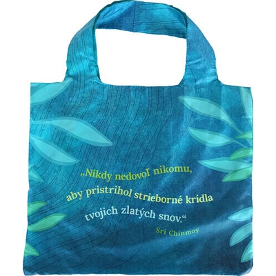 Taška nákupná skladacia "Nikdy nedovoľ nikomu"