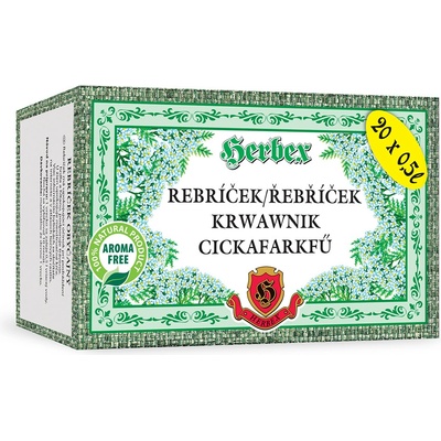 HERBEX REBRÍČEK bylinný čaj 20 x 3 g