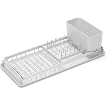 Brabantia Сушилник за съдове Brabantia Sinkside 1000203, Тава за отцеждане, Поставка за прибори, Светлосив (Sinkside 1000203)