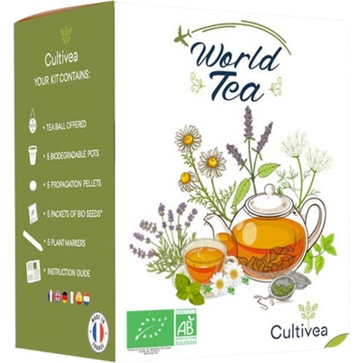 Cultivea Mini sada "World Tea" - 1 sada