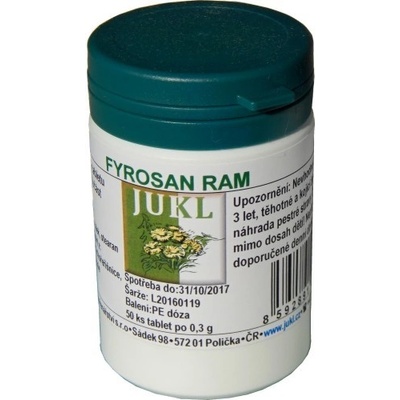 Jukl Fyrosan Ram 50 tabliet
