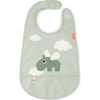 Done by deer Лигавник с джоб Happy Clouds зелен (1333283)