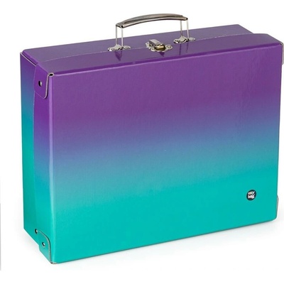KARTON P+P lamino hranatý A4 OXY Ombre Purple-blue