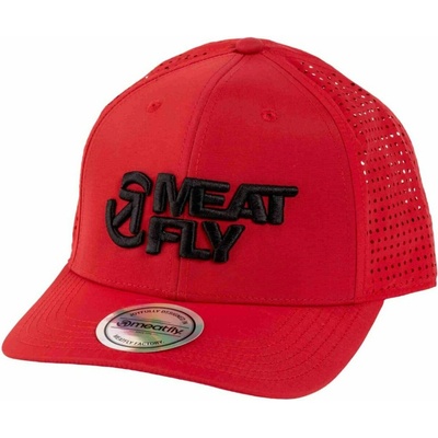 Meatfly шапка с козирка Nollie Perfor Cap Red / Black Revital | Черна | Размер Meatfly | Cheren | МЪЖЕ | ЕДИН РАЗМЕР