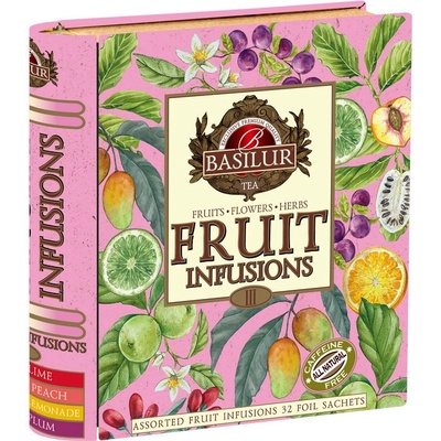 BASILUR Fruit Infusions Book Assorted Vol. III 32 x 2 g