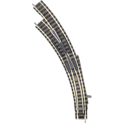 Fleischmann 9174 N piccolo oblúková výhybka ľavá 45 ° 356.5 mm, 420 mm 1 ks 9174