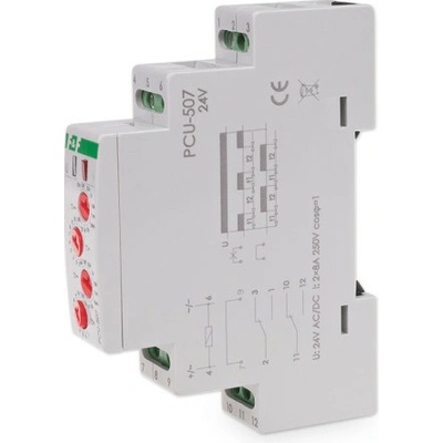 PCU-507/24 - Univerzální časové relé, 2 funkce, 24V, 8A, 2x NO/NC