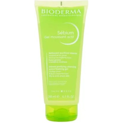 BIODERMA Sébium Intense Purifying Cleansing Foaming Gel почистващ гел за мазна и склонна към акне кожа 200 ml за жени