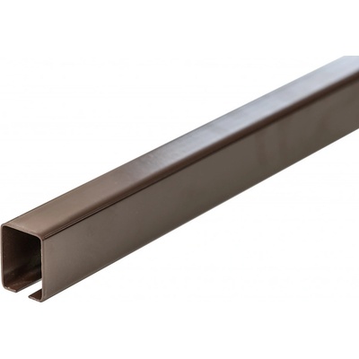 Rýgle pro upevnění plotovek, 40 x 30 mm, 2,0 m, tmavě hnědá GU8400484