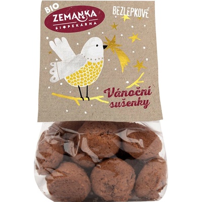 ZEMANKA Sušenky vánoční s vlašskými ořechy a kořením bezlepkové BIO 100 g – Hledejceny.cz