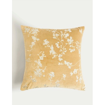 Marks & Spencer Кадифена възглавница с бродирани черешови цветове Marks & Spencer златиста Marks & Spencer | Zlaten | Home | ЕДИН РАЗМЕР