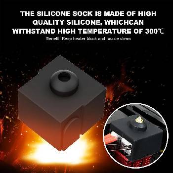 Two Trees Силиконово покритие за eкстудер за Creality Ender 3 V2, SE, CR 10 Smart и други