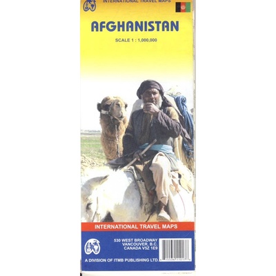 Afghánistán mapa 1:1 mil.