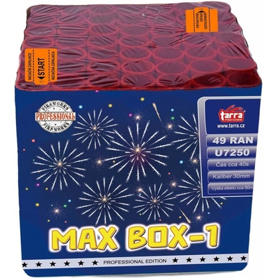 Ohňostroj Baterie výmetlic MAX BOX 1 49 ran 4 1 Čína U7250