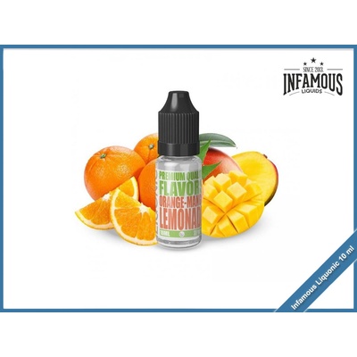 Infamous Liqonic Orange Mango Lemonade 10 ml – Zbozi.Blesk.cz
