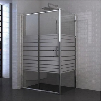 Inter Ceramic Душ кабина ICS 118/120NEW + ICS 111/31/80, 120-140х80x190см, 5мм (118/120NEW + ICS 111/31/80)
