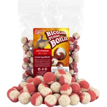 BENZAR MIX TURBO BICOLOR BOILIES 250g 16mm Krab-Jahoda