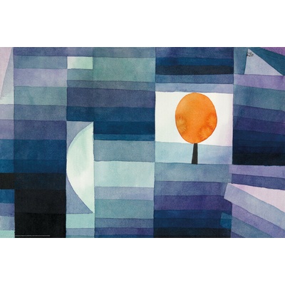 Plagát, Obraz - The Harbinger of Autumn, Paul Klee, 91.5 × 61 cm