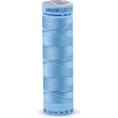 Bavlnené nite 100 m etiketné č. 50 Triana Amann Farba: 0350 Illusion Blue