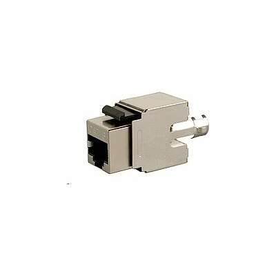 Zařezávací keystone Solarix CAT6 STP RJ45, čierny