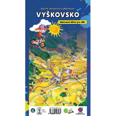 Vyškovsko dětem - Ručně malovaná cyklomapa