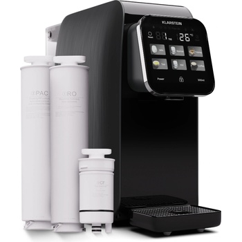 Klarstein AquaLine 3L, пречиствател на вода, 5-степенна филтрация, обем 3 л, 6 температури на водата, черен (WFT2-AquaLine3LBlack) (WFT2-AquaLine3LBlack)