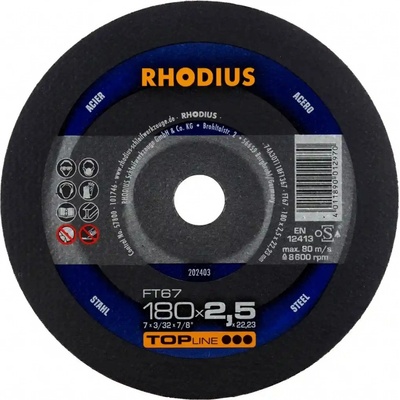 Rhodius Rezný kotúč 180 x 2,5 x 22,23 mm 202403