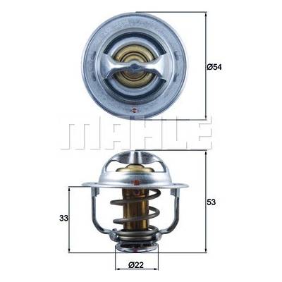 Termostat, chladivo MAHLE TX 179 89D (TX17989D)