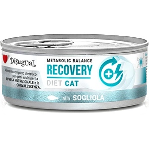 Disugual Karma - мокра храна за котки, ветеринарна серия RECOVERY Sola (за възрастни котки) 85г