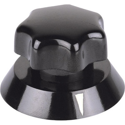 Mentor 320.621 320.621 otočný knoflík s ukazatelem černá (Ø x v) 21 mm x 16 mm 1 ks