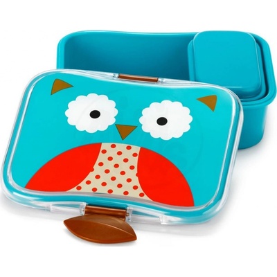 SKIP HOP Zoo Krabička na desiatu 4-dielna Sovička