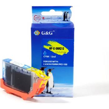 Compatible Глава за CANON PIXMA PRO 100 - Cyan - CLI-42C - 6385B001 - G&G (NC-C-0042C)