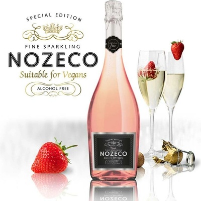 Nozeco Spumante Rose 0% 0,75 l (holá láhev)