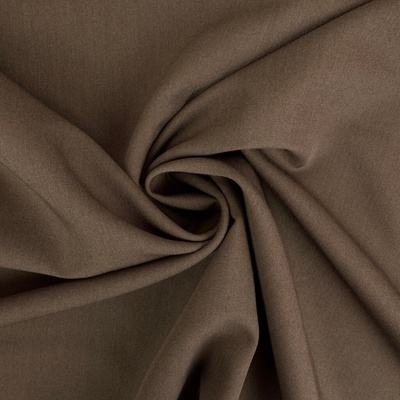 Keper Twill elastický "4 -way" - Hnedá čokoládová
