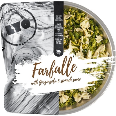 Lyo food Farfalle with Gorgonzola & Spinach Sauce 370g