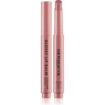Dermacol Beauty Stick Glossy Lip Balm гланц-грижа за устни с охлаждащ ефект аромати 01 Vanilla 2.2 гр