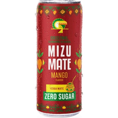 Vitamizu Mizu Mate Mango Yerba Mate ľahko sýtené 330 ml