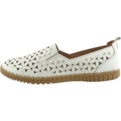 Aurelia perforované baleriny 0424713108 white