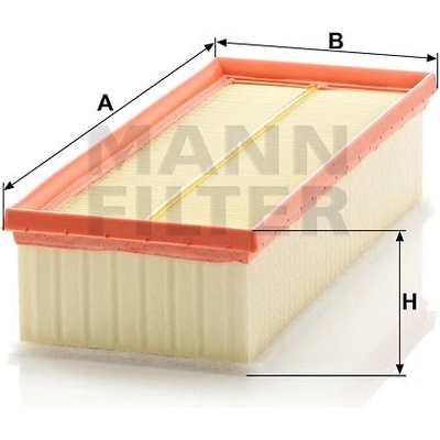 MANN FILTER Vzduchový filter C 35 154/1