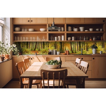 DIMEX ART s. r. o Фототапет за кухня - есенна гора 420 x 60 см