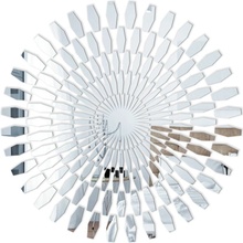 Flexistyle Samolepící dekorace zrcadlová DAISY 60 cm