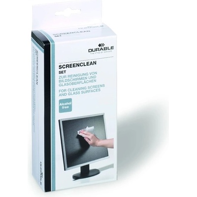 DURABLE Дълготраен комплект за почистване на монитори screenclean 570700 (570700)