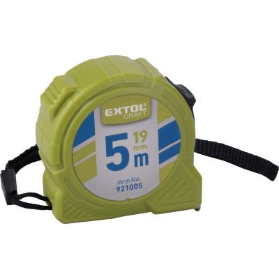 Extol измервателна лента с 1 спирка; 5 м x 19 мм