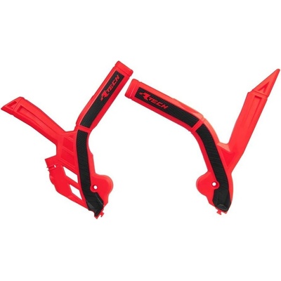 RACETECH (RTECH) kompletní kryty rámu BI-MATERIAL SUPER GRIP BETA RR 125 / 250 / 300 / 350 / 430 / 480 20-21 barva červená černá
