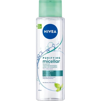 Nivea osviežujúci micelárny šampón pre normálne až mastné vlasy 400 ml