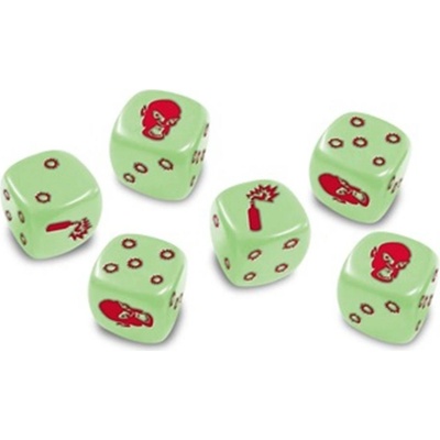 Guillotine Games Zombicide Glow in the dark dice