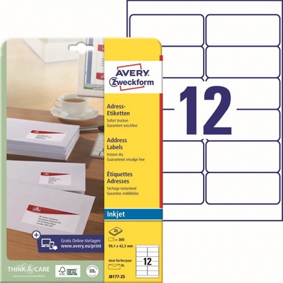 Avery Zweckform 25 listů A4 J8177-25
