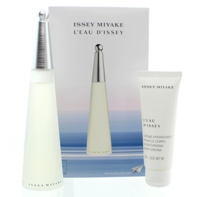 Issey Miyake L`eau D`Issey Подаръчен комплект за жени Размер EDT 100 ml + 75 ml крем за тяло